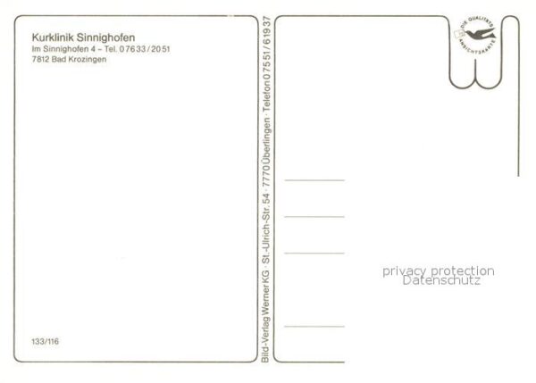 Bad Krozingen Kurklinik Sinnighofen – Bild 2
