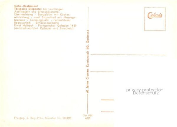 Diepental Fliegeraufnahme Caf? Restaurant Talsper – Bild 2
