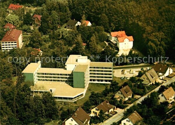 Bad Gandersheim Fliegeraufnahme Osterberg-Sanatorium