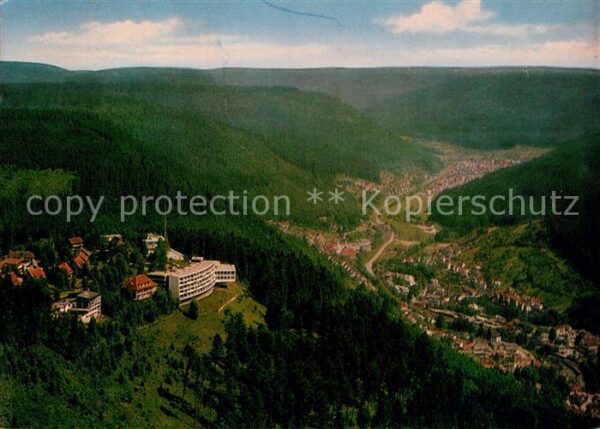 Wildbad Schwarzwald Fliegeraufnahme