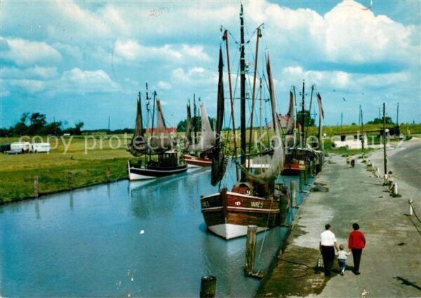 Wremen Hafen Segelboote Wremer Strandhalle