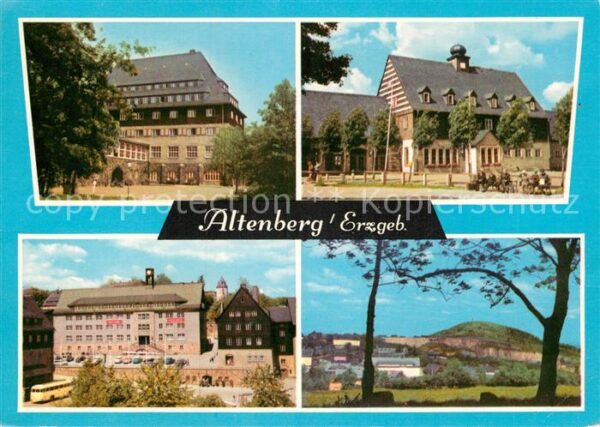 Altenberg Erzgebirge Sanatorium Raupennest Bahnhof Platz des