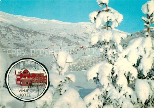 Norge Norwegen Vinje Hotel Vossestrand