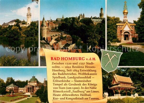 Bad Homburg Schloss Spielbank Erlöserkirche Siamesi