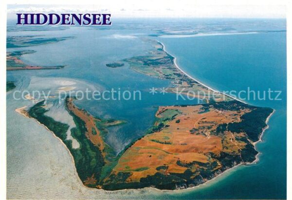 Insel Hiddensee Fliegeraufnahme