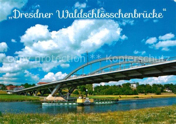 Dresden Dresdner Waldschlösschenbrücke