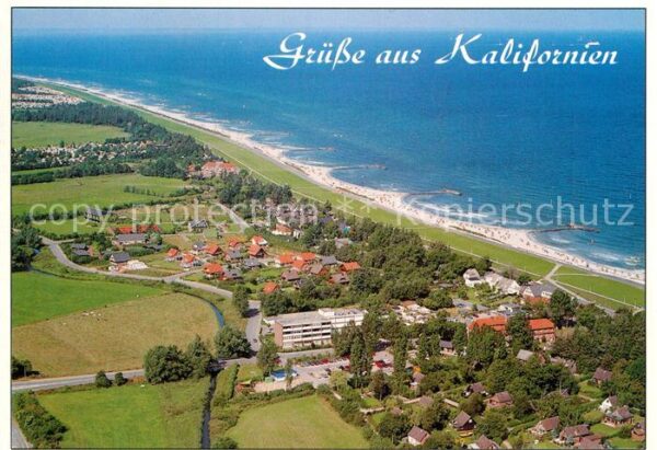 Kalifornien Ostseebad Fliegeraufnahme