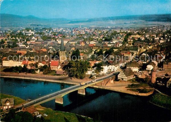 Holzminden Weser Fliegeraufnahme