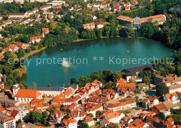 Bad Salzungen Fliegeraufnahme Burgsee