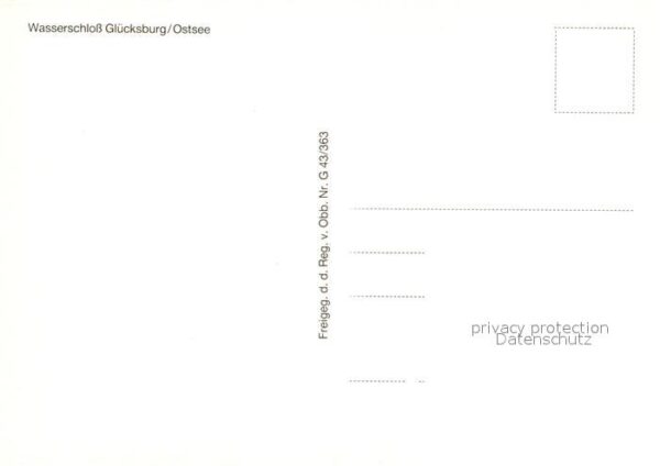 Gluecksburg Ostseebad Fliegeraufnahme Wasserschloss – Bild 2