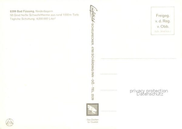 Bad Fuessing Fliegeraufnahme Schwefeltherme – Bild 2