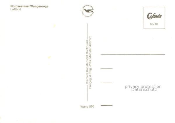 Wangerooge Nordseebad Fliegeraufnahme – Bild 2