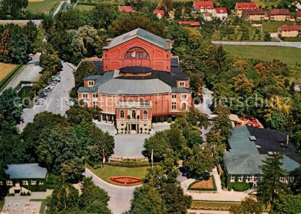 Bayreuth Fliegeraufnahme Richard Wagner Festspie