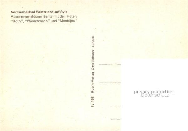 Westerland Sylt Appartementhäuser Bense Hotels Roth Wün – Bild 2