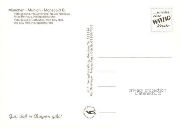 Muenchen Fliegeraufnahme Peterskirche Frauenkirc – Bild 2