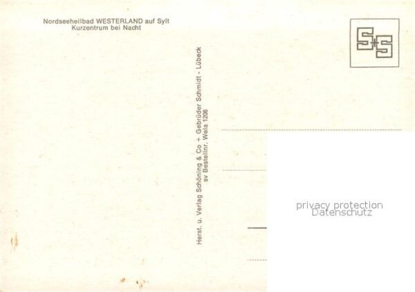 Westerland Sylt Kurzentrum Nachtaufnahme – Bild 2