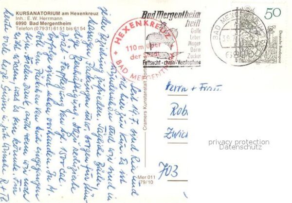 Bad Mergentheim Kursanatorium Hexenkreuz – Bild 2