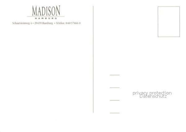 Hamburg Madisonhotel – Bild 2
