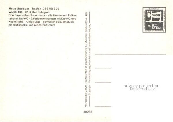 Bad Kohlgrub Haus Lindauer – Bild 2
