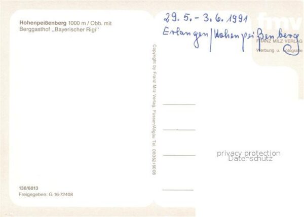 Hohenpeissenberg Fliegeraufnahme – Bild 2