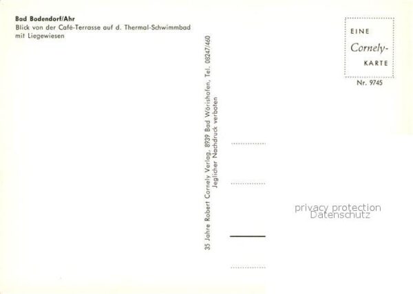 Bad Bodendorf Thermalschwimmbad Cafe Terrasse – Bild 2