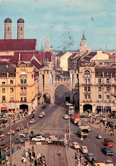 Muenchen Stachus Karlstor