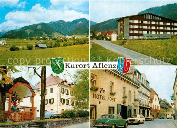 Aflenz Hotel Post Ortsansicht