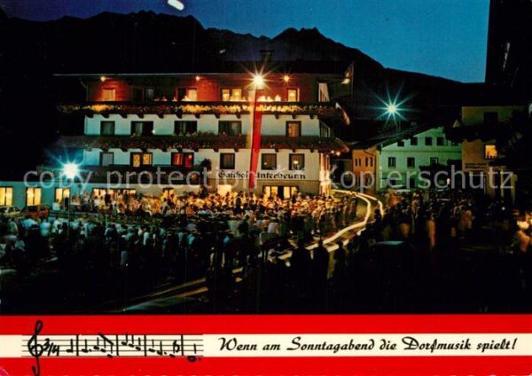 Salzburger Land Platzkonzert Oberpinzgau Gasthof Unterb