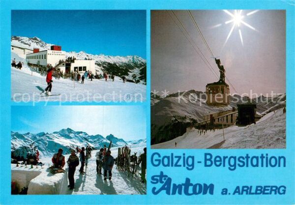 Anton Arlberg St Galzig Bergstation Winter