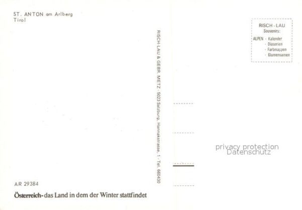 Anton Arlberg St Galzig Bergstation Winter – Bild 2