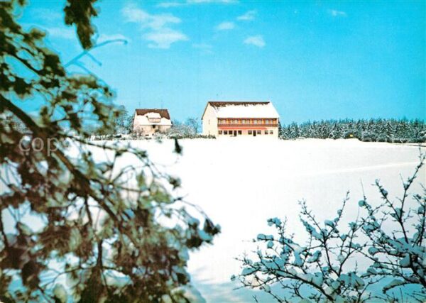 Goessweinstein Hünerloh Gasthof Pension Bayern Winter