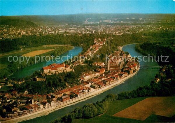 Burghausen Salzach Fliegeraufnahme
