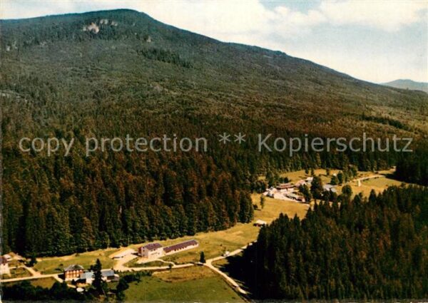 Zwiesel Niederbayern Fliegeraufnahme Hotel Pension Schachten