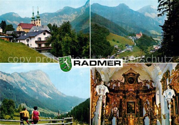 Steiermark Radmer Kirche Panorama