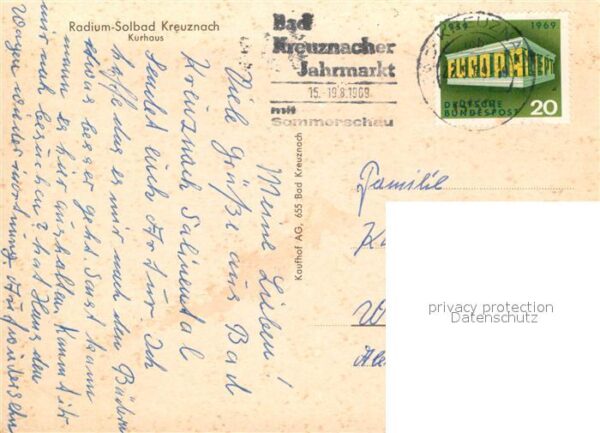 Kreuznach Bad Radium Solbad Kurhaus – Bild 2