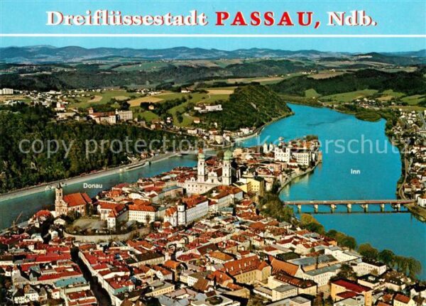 Passau Fliegeraufnahme