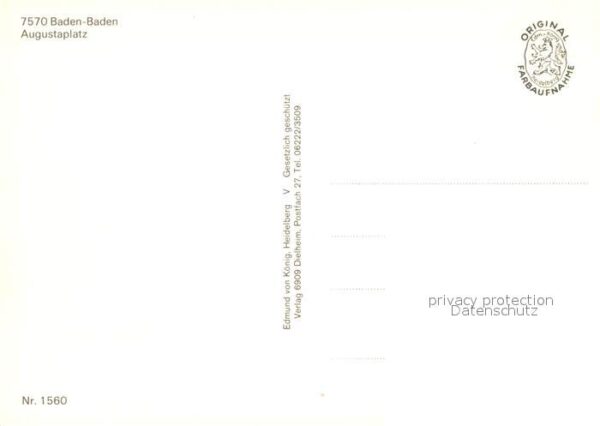 Baden-Baden Augustaplatz – Bild 2