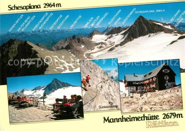 Raetikon Mannheimerhütte Südwandsteig