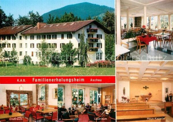 Aschau Chiemgau Familienerholungsheim Speisesaal Clubra