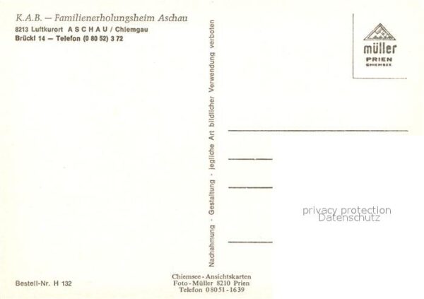 Aschau Chiemgau Familienerholungsheim Speisesaal Clubra – Bild 2
