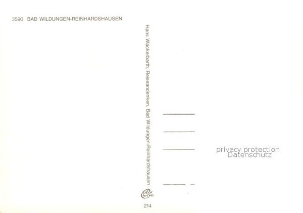 Bad Wildungen Reinhardshausen Sanatorium Hahnberg – Bild 2