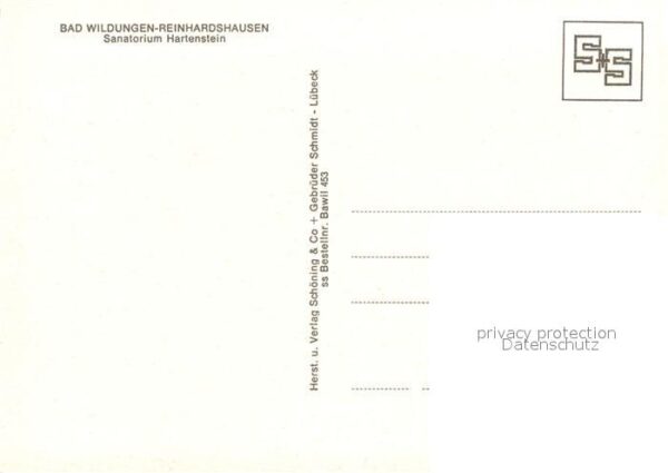 Reinhardshausen Sanatorium Hartenstein – Bild 2