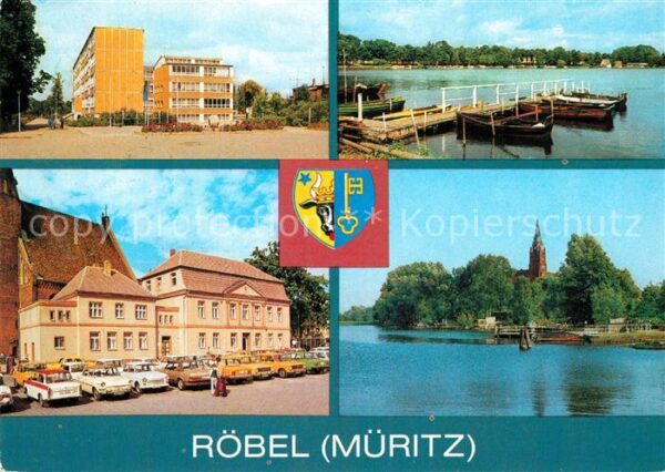 Roebel Mueritz Sorge Oberschule Promenade Rathaus Hafe