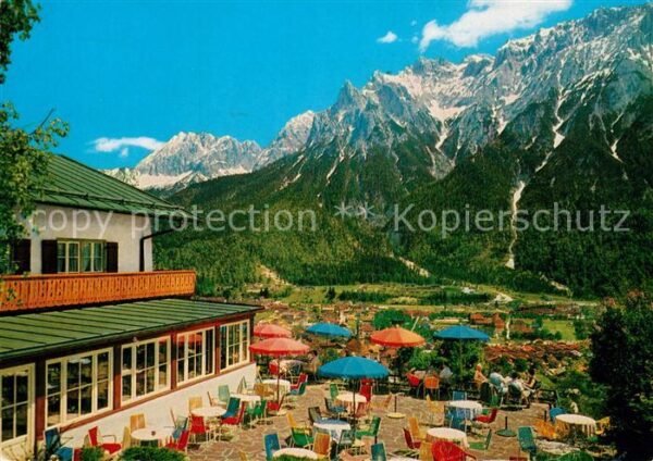 Mittenwald Karwendel Tirol Berggaststätte Latscheneck