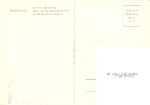 Heidelberg Neckar Philosophenweg – Bild 2