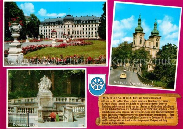 Donaueschingen Fürstenbergisches Schloss Schlosskirche