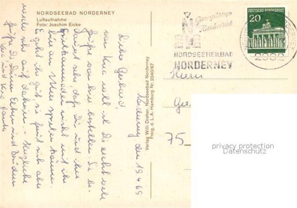 Norderney Nordseebad Fliegeraufnahme – Bild 2