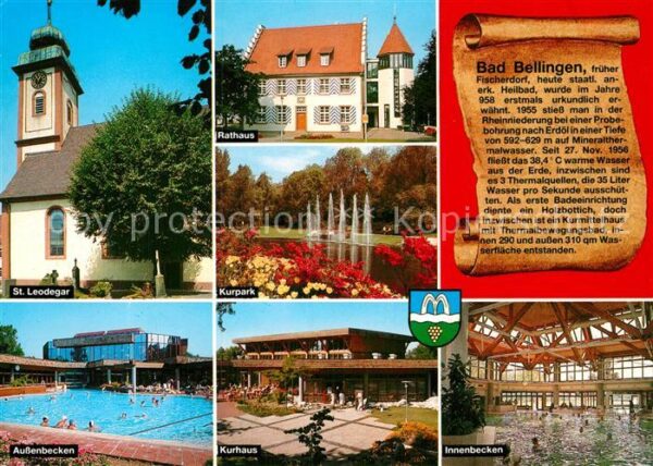 Bad Bellingen Sankt Leodegar Kurpark Außenbecken Kurh