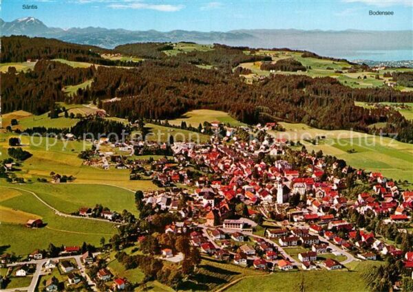 Scheidegg Allgaeu Fliegeraufnahme