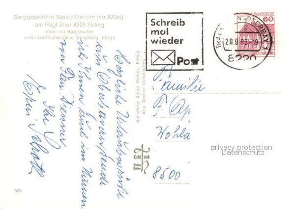 Piding Berggaststätte Neubichleralm Högl – Bild 2